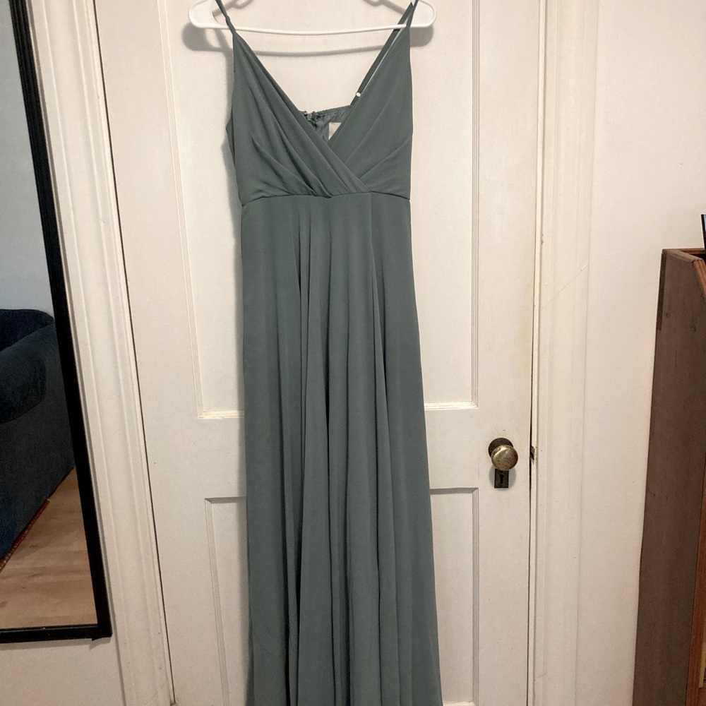 BHLDN Anthropologie Sage Bridesmaid Dress Size S